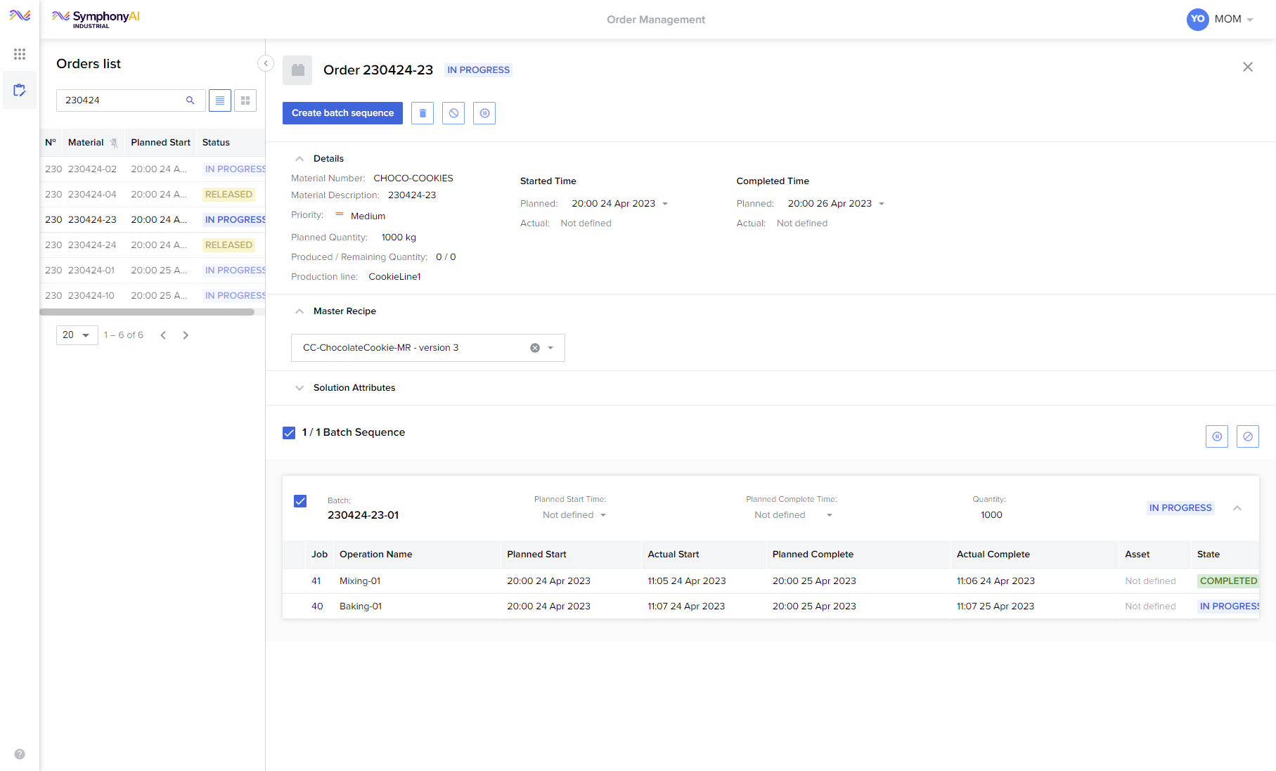 screenshot of MOM 360